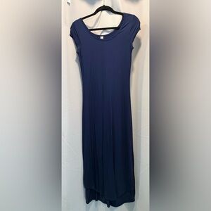 American Twist Navy Maxi Dress